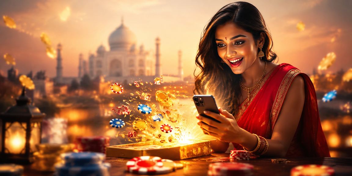 Elegant Taj Mahal with red gold style, symbolizing trust