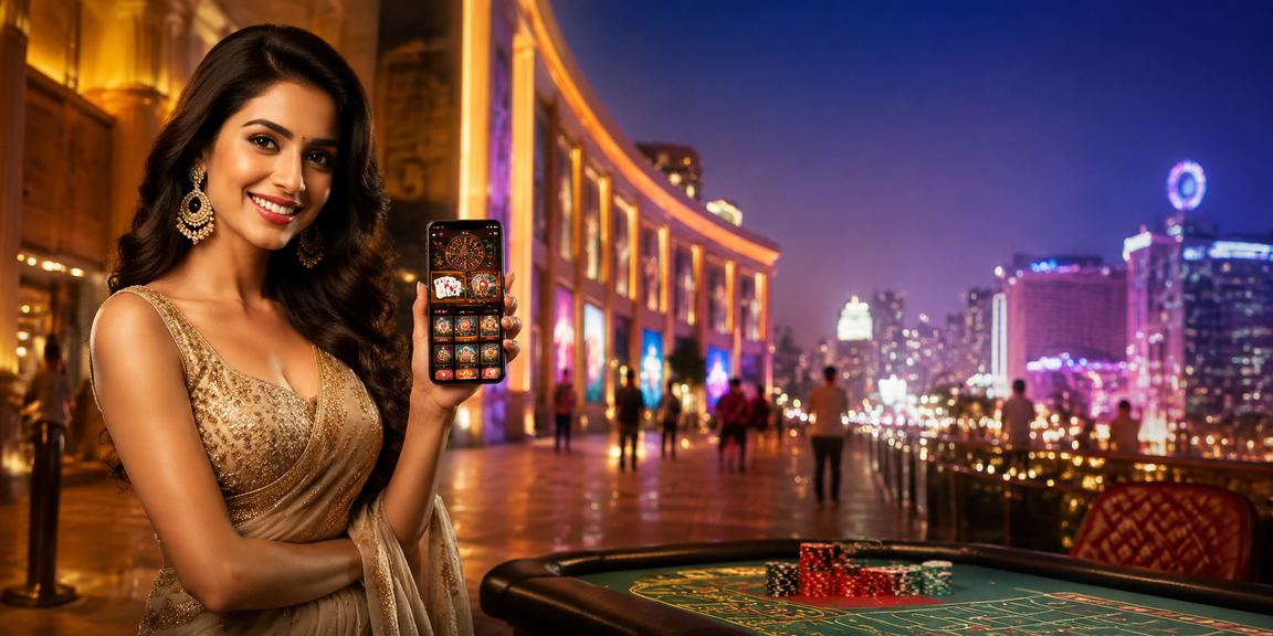Aviator betting app neon display in Connaught Place, Delhi